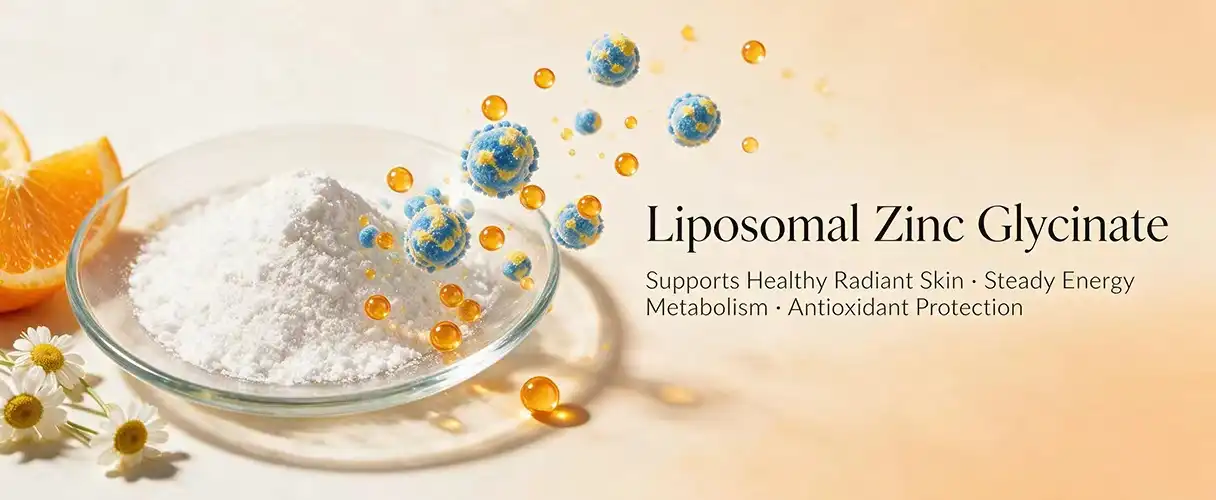 Liposomal zinc glycinate