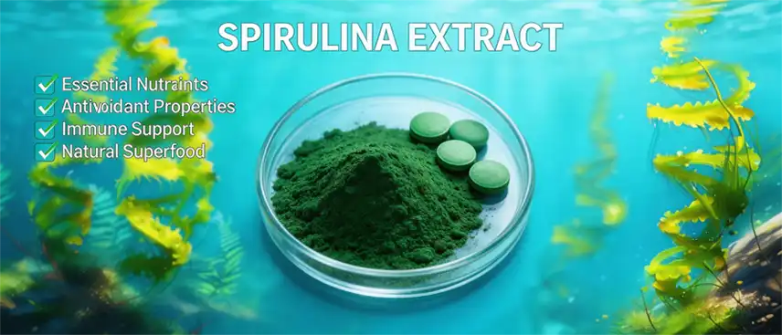 Spirulina extract tablets