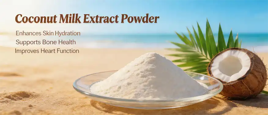 Coconut milk extract powder