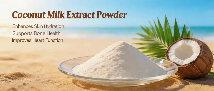 Coconut milk extract powder