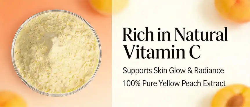 Yellow peach powder 