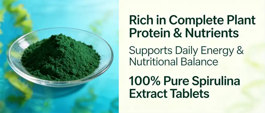 Spirulina extract tablets