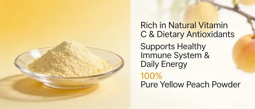 Yellow peach powder Yellow peach powder