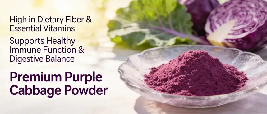 Purple cabbage powder
