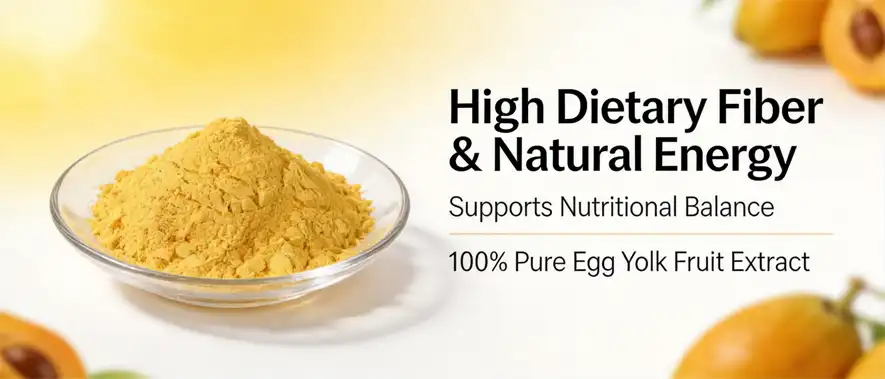 Egg yolk fruit powder