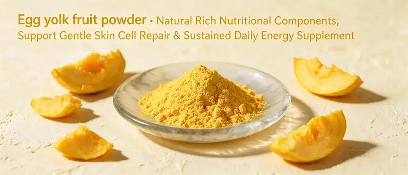 Egg yolk fruit powder