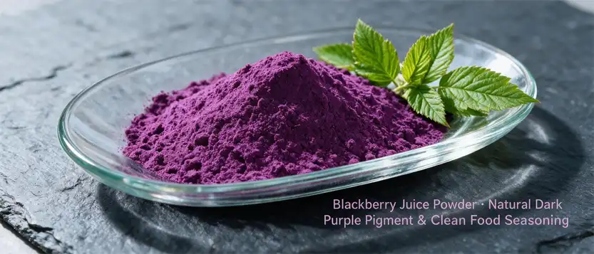 Blackberry juice powder