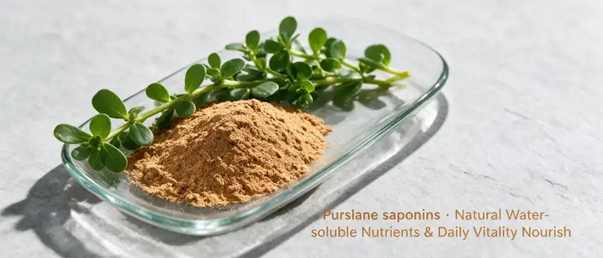 Purslane saponins