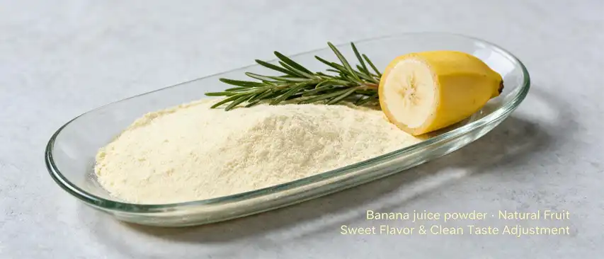 Banana juice powder